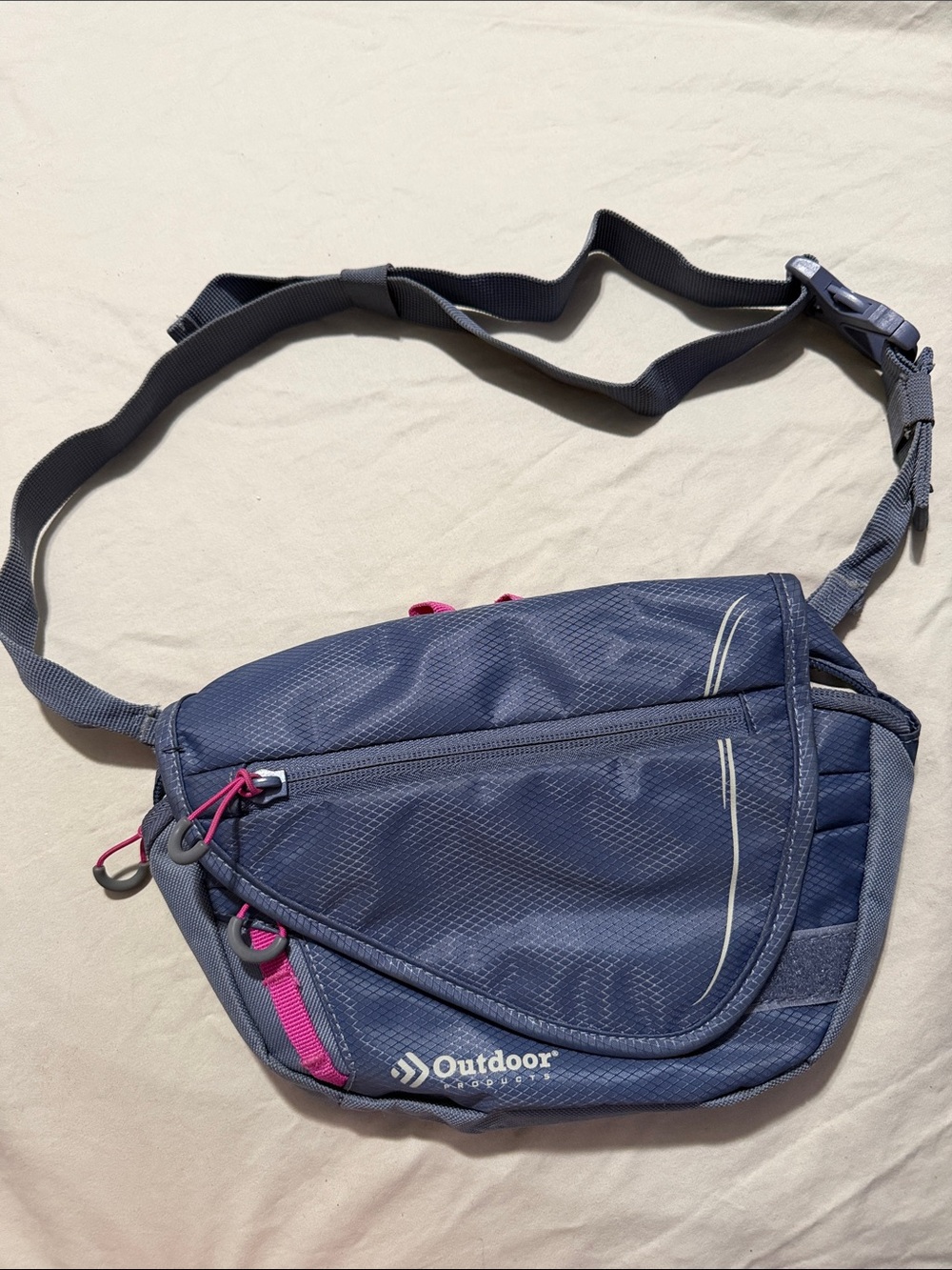 Navy and Pink belt Bag